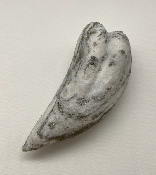 Goldmarmor -Magnet - Herz